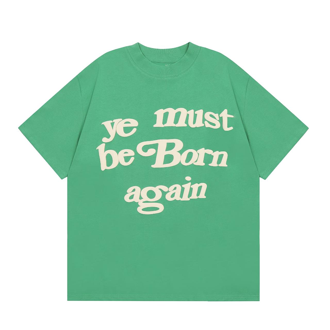 Selfmade™ ''ye must be Born again'' T-Shirt Green