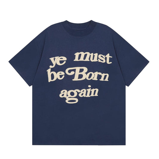 Selfmade™ ''ye must be Born again'' T-Shirt Blue